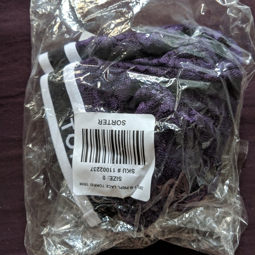 Torrid Lace Bralette (purple)